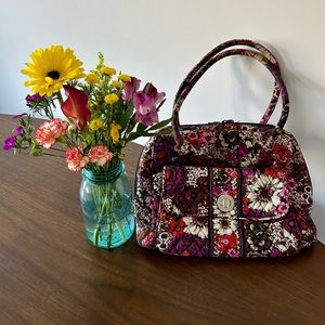 Vera Bradley Purse Retired Rosewood 2015